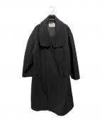 TODAYFULトゥデイフル）の古着「Standcollar Wool Coat」｜ブラック