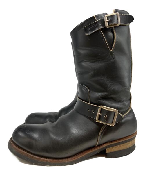 RED WING（レッドウィング）RED WING (レッドウィング) 90's エンジニアブーツ PT91 刺繍タグ ブラック サイズ:9Dの古着・服飾アイテム
