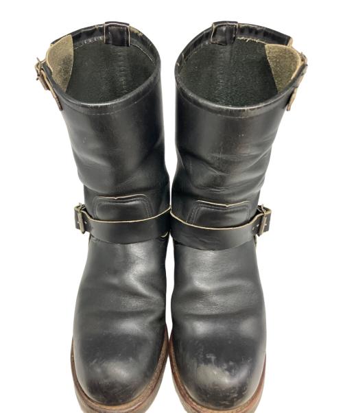 RED WING（レッドウィング）RED WING (レッドウィング) 90's エンジニアブーツ PT91 刺繍タグ ブラック サイズ:9Dの古着・服飾アイテム