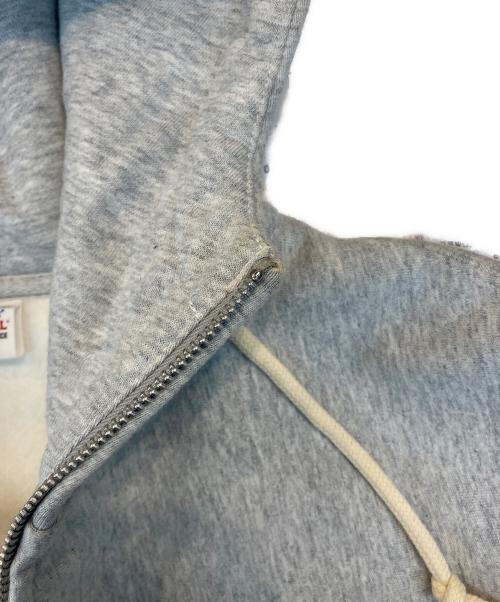 Champion REVERSE WEAVE（チャンピオン リバース ウィーブ）Champion REVERSE WEAVE (チャンピオン リバース ウィーブ) ストームシェル フルオープンスウェットパーカー グレー サイズ:Mの古着・服飾アイテム