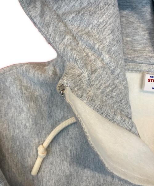 Champion REVERSE WEAVE（チャンピオン リバース ウィーブ）Champion REVERSE WEAVE (チャンピオン リバース ウィーブ) ストームシェル フルオープンスウェットパーカー グレー サイズ:Mの古着・服飾アイテム
