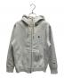 Champion REVERSE WEAVE（チャンピオン リバース ウィーブ）の古着「ストームシェル フルオープンスウェットパーカー」｜グレー