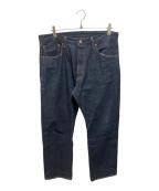 LEVI'S PReMIUMリーバイス プレミアム）の古着「501® ORIGINAL ジーンズ ダークインディゴ リジッド ボタン裏J09」｜インディゴ