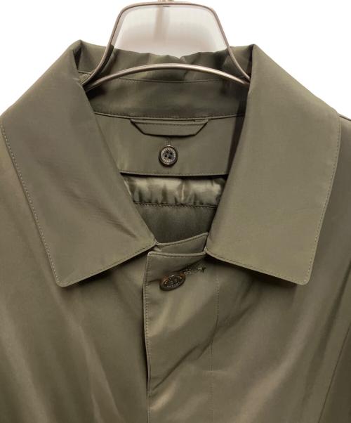 MACKINTOSH LONDON（マッキントッシュ ロンドン）MACKINTOSH LONDON (マッキントッシュ ロンドン) ダウンライナー付ステンカラーコート グリーン サイズ:40の古着・服飾アイテム