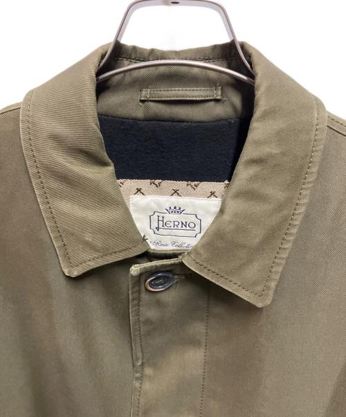 HERNO（ヘルノ）HERNO (ヘルノ) ステンカラーコート グリーン サイズ:50の古着・服飾アイテム