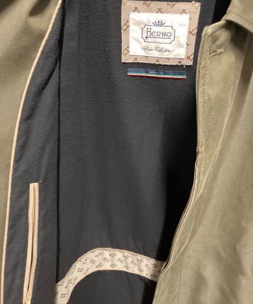HERNO（ヘルノ）HERNO (ヘルノ) ステンカラーコート グリーン サイズ:50の古着・服飾アイテム