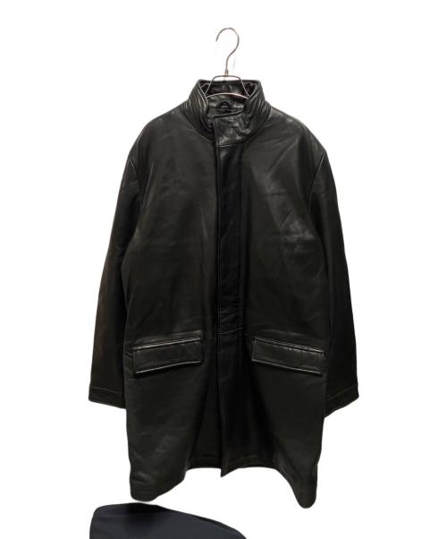 theory（セオリー）theory (セオリー) ラムレザーコート ブラック サイズ:42の古着・服飾アイテム