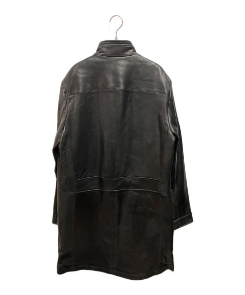 theory（セオリー）theory (セオリー) ラムレザーコート ブラック サイズ:42の古着・服飾アイテム