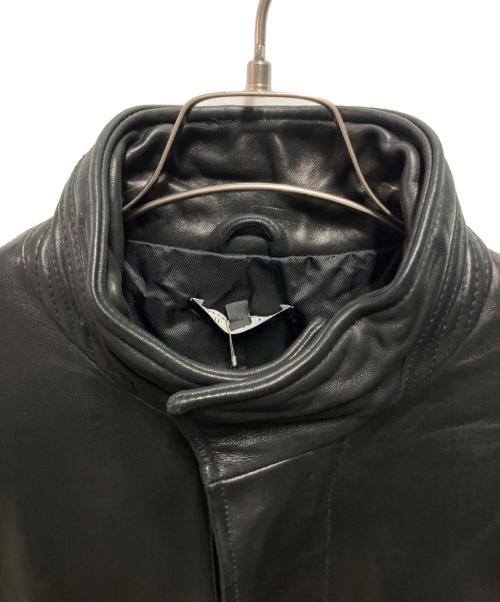 theory（セオリー）theory (セオリー) ラムレザーコート ブラック サイズ:42の古着・服飾アイテム