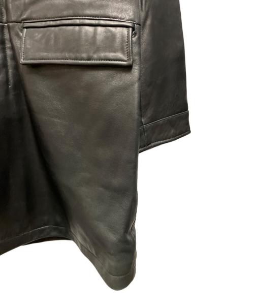 theory（セオリー）theory (セオリー) ラムレザーコート ブラック サイズ:42の古着・服飾アイテム