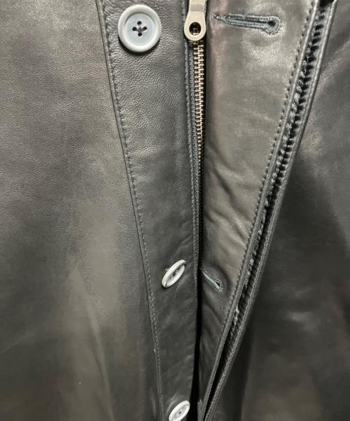 theory（セオリー）theory (セオリー) ラムレザーコート ブラック サイズ:42の古着・服飾アイテム