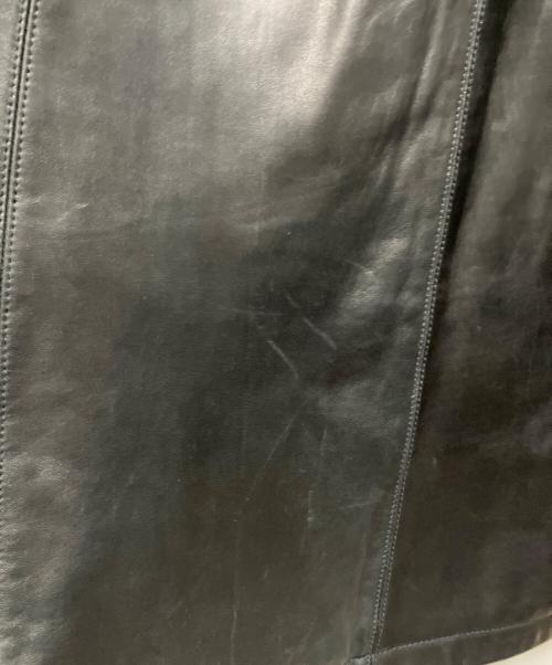 theory（セオリー）theory (セオリー) ラムレザーコート ブラック サイズ:42の古着・服飾アイテム