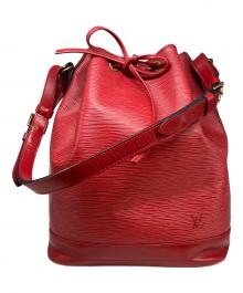 LOUIS VUITTON（ルイ ヴィトン）の古着「巾着ショルダーバッグ M44007 カスティリアン・ レッド エピ ノエ」｜カスティリアン・ レッド