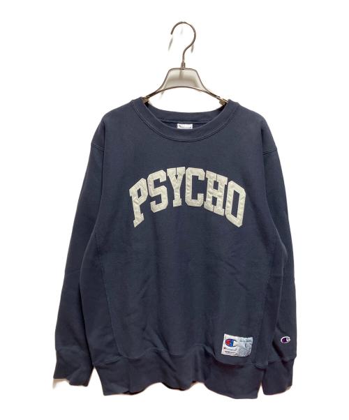 Champion REVERSE WEAVE（チャンピオン リバース ウィーブ）Champion REVERSE WEAVE (チャンピオン リバース ウィーブ) UNDERCOVER (アンダーカバー) リバースウィーブ(R) クルーネックスウェットシャツ ネイビー サイズ:Lの古着・服飾アイテム