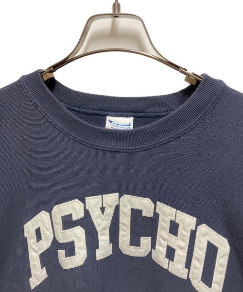 Champion REVERSE WEAVE（チャンピオン リバース ウィーブ）Champion REVERSE WEAVE (チャンピオン リバース ウィーブ) UNDERCOVER (アンダーカバー) リバースウィーブ(R) クルーネックスウェットシャツ ネイビー サイズ:Lの古着・服飾アイテム