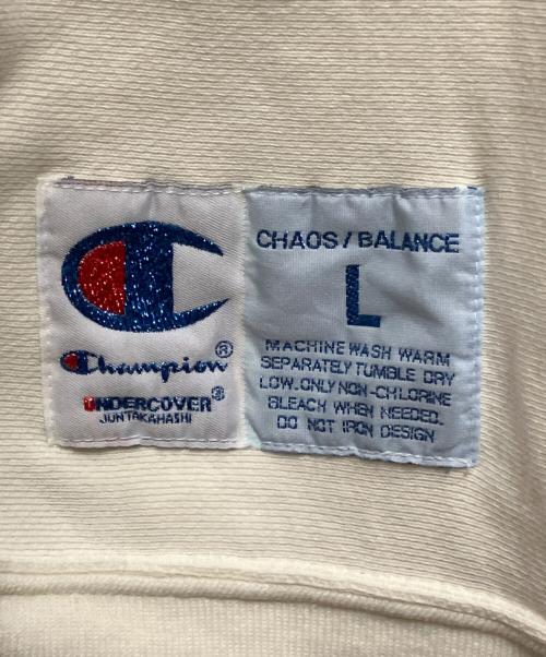 Champion（チャンピオン）Champion (チャンピオン) UNDERCOVER (アンダーカバー) スウェット ホワイト サイズ:Lの古着・服飾アイテム