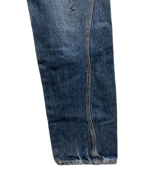 UNDERCOVER（アンダーカバー）UNDERCOVER (アンダーカバー) ビーズ刺繍 DENIM PANTS Patti Smith BUT BEAUTIFUL復刻 インディゴ サイズ:3の古着・服飾アイテム