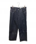 NEIGHBORHOODネイバーフッド）の古着「RIGID DENIM DP WIDE PANTS」｜インディゴ
