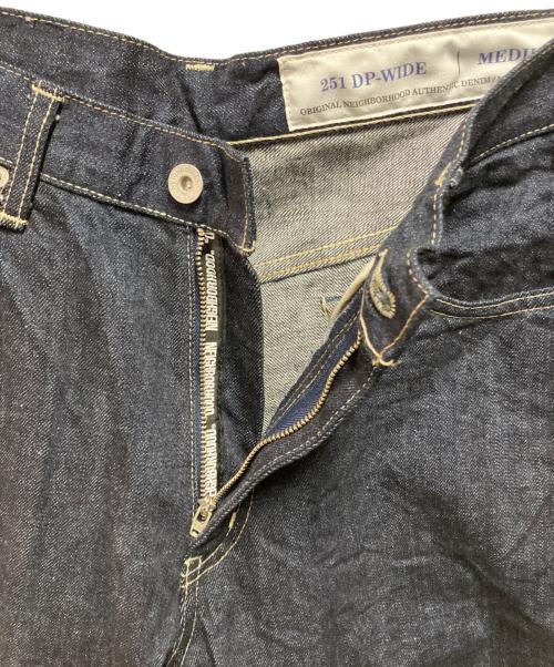 NEIGHBORHOOD（ネイバーフッド）NEIGHBORHOOD (ネイバーフッド) RIGID DENIM DP WIDE PANTS インディゴ サイズ:Ｍの古着・服飾アイテム