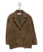 anukeアンヌーク）の古着「25AW Eco Suede Jacket」｜ブラウン