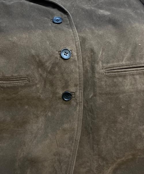 anuke（アンヌーク）anuke (アンヌーク) 25AW Eco Suede Jacket ブラウン サイズ:36の古着・服飾アイテム