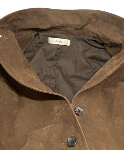 anuke（アンヌーク）anuke (アンヌーク) 25AW Eco Suede Jacket ブラウン サイズ:36の古着・服飾アイテム