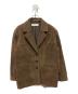anuke（アンヌーク）の古着「25AW Eco Suede Jacket」｜ブラウン
