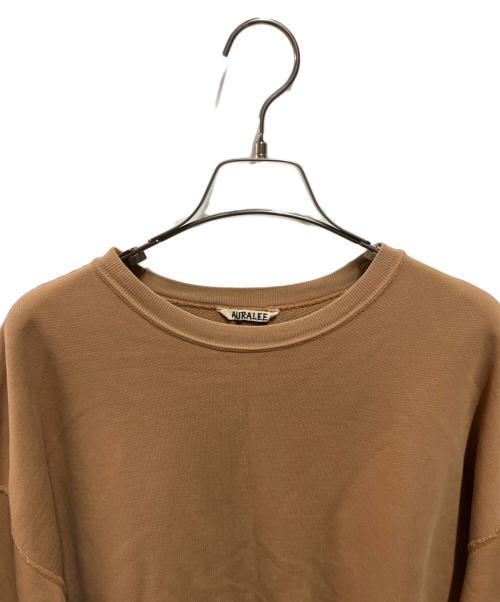 AURALEE（オーラリー）AURALEE (オーラリー) SUPER SOFT HEAVY SWEAT P/O ブラウン サイズ:4の古着・服飾アイテム