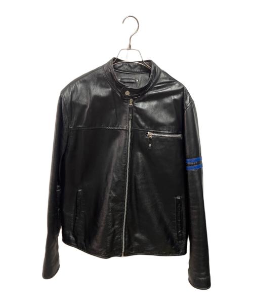 wilsons leather（ウィルソンズレザー）wilsons leather (ウィルソンズレザー) シングルライダースジャケット ブラック サイズ:Ｍの古着・服飾アイテム