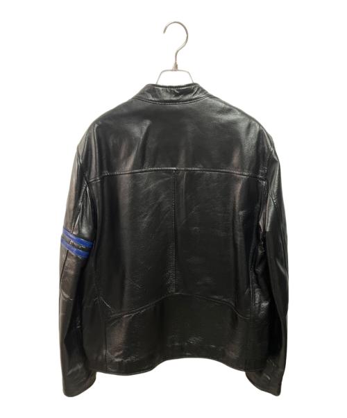wilsons leather（ウィルソンズレザー）wilsons leather (ウィルソンズレザー) シングルライダースジャケット ブラック サイズ:Ｍの古着・服飾アイテム