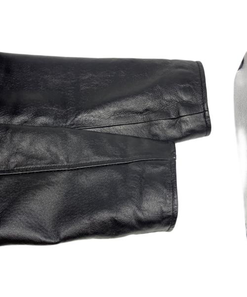 wilsons leather（ウィルソンズレザー）wilsons leather (ウィルソンズレザー) シングルライダースジャケット ブラック サイズ:Ｍの古着・服飾アイテム
