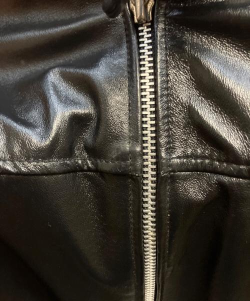 wilsons leather（ウィルソンズレザー）wilsons leather (ウィルソンズレザー) シングルライダースジャケット ブラック サイズ:Ｍの古着・服飾アイテム