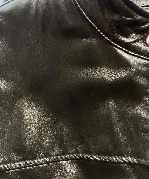 wilsons leather（ウィルソンズレザー）wilsons leather (ウィルソンズレザー) シングルライダースジャケット ブラック サイズ:Ｍの古着・服飾アイテム