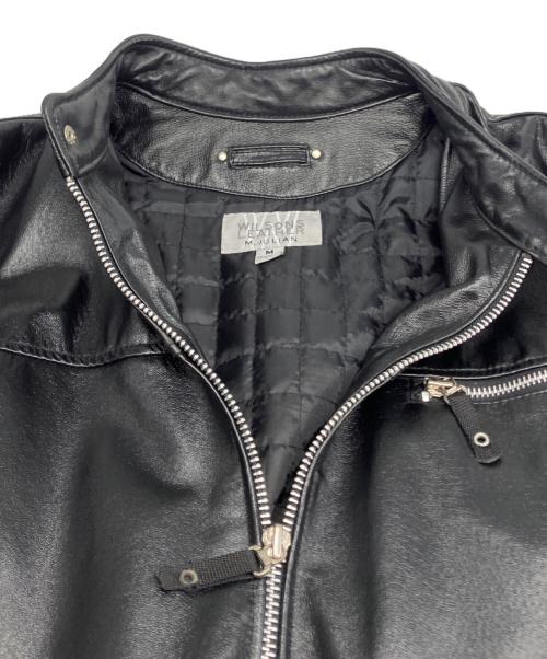 wilsons leather（ウィルソンズレザー）wilsons leather (ウィルソンズレザー) シングルライダースジャケット ブラック サイズ:Ｍの古着・服飾アイテム
