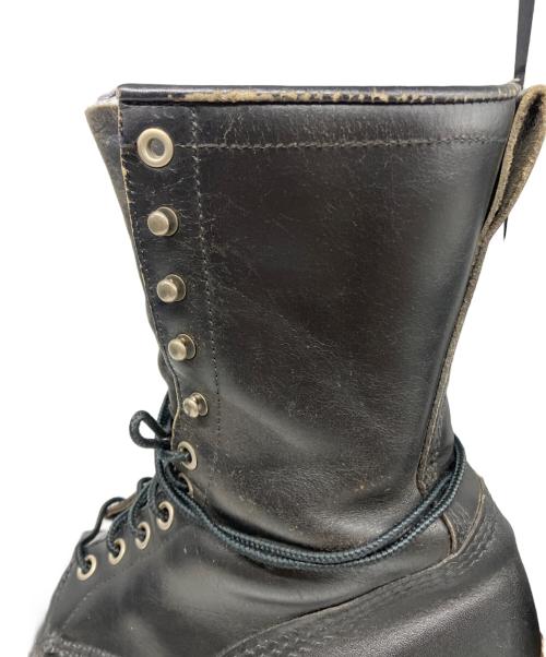 RED WING（レッドウィング）RED WING (レッドウィング) 90’S ロガーブーツ MADE IN USA PTタグ刺繍 ブラック サイズ:9の古着・服飾アイテム