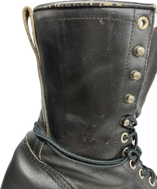 RED WING（レッドウィング）RED WING (レッドウィング) 90’S ロガーブーツ MADE IN USA PTタグ刺繍 ブラック サイズ:9の古着・服飾アイテム