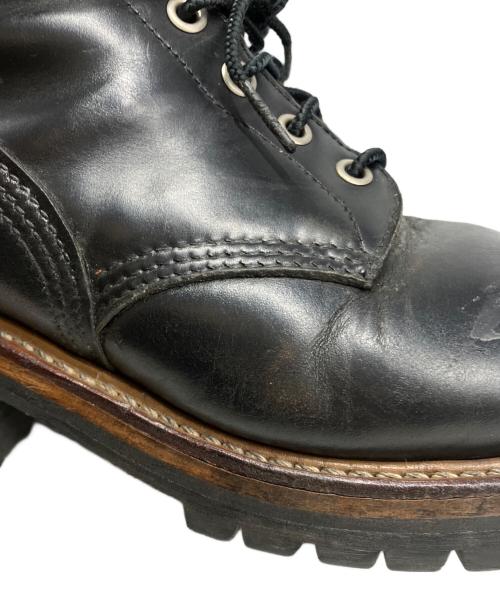 RED WING（レッドウィング）RED WING (レッドウィング) 90’S ロガーブーツ MADE IN USA PTタグ刺繍 ブラック サイズ:9の古着・服飾アイテム