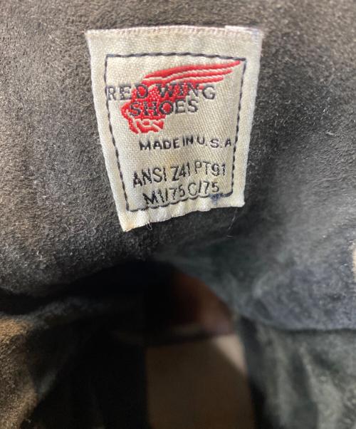 RED WING（レッドウィング）RED WING (レッドウィング) 90’S ロガーブーツ MADE IN USA PTタグ刺繍 ブラック サイズ:9の古着・服飾アイテム