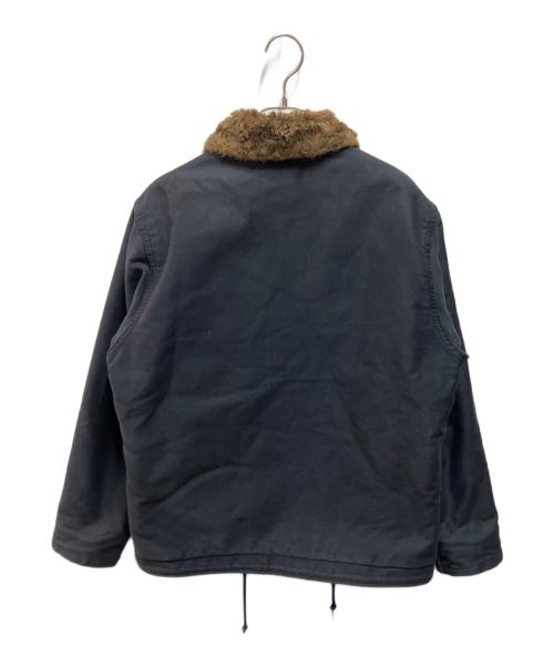 HOUSTON（ヒューストン）HOUSTON (ヒューストン) N-1 DECK JACKET ネイビー サイズ:40の古着・服飾アイテム