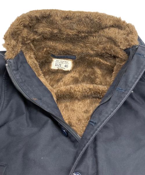 HOUSTON（ヒューストン）HOUSTON (ヒューストン) N-1 DECK JACKET ネイビー サイズ:40の古着・服飾アイテム
