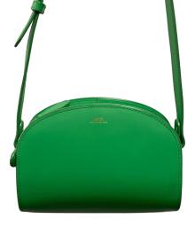 A.P.C.（アーペーセー）の古着「Demi-Luneショルダーバッグ」｜グリーン