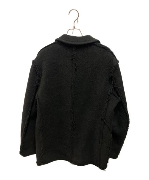 COMME des GARCONS HOMME（コムデギャルソン オム）COMME des GARCONS HOMME (コムデギャルソン オム) CUTTING WOOL BLEND JACKET/田中オム ブラック サイズ:Mの古着・服飾アイテム