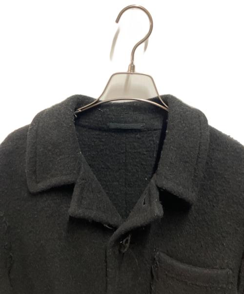 COMME des GARCONS HOMME（コムデギャルソン オム）COMME des GARCONS HOMME (コムデギャルソン オム) CUTTING WOOL BLEND JACKET/田中オム ブラック サイズ:Mの古着・服飾アイテム