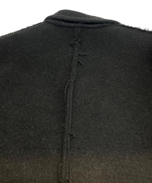 COMME des GARCONS HOMME（コムデギャルソン オム）COMME des GARCONS HOMME (コムデギャルソン オム) CUTTING WOOL BLEND JACKET/田中オム ブラック サイズ:Mの古着・服飾アイテム