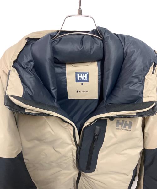 HELLY HANSEN（ヘリーハンセン）HELLY HANSEN (ヘリーハンセン) HHアングラーウォータープルーフダウンジャケット ベージュ サイズ:Lの古着・服飾アイテム