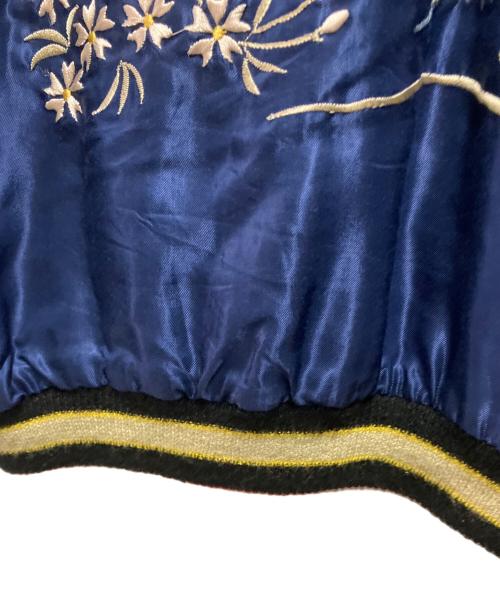 東洋エンタープライズ（トウヨウエンタープライズ）東洋エンタープライズ (トウヨウエンタープライズ) SOUVENIR JACKET EAGLE×JAPAN MAP ブルー サイズ:Lの古着・服飾アイテム