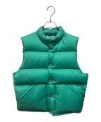 AURALEEオーラリー）の古着「SUPER LIGHT NYLON RIPSTOP DOWN VEST」｜グリーン