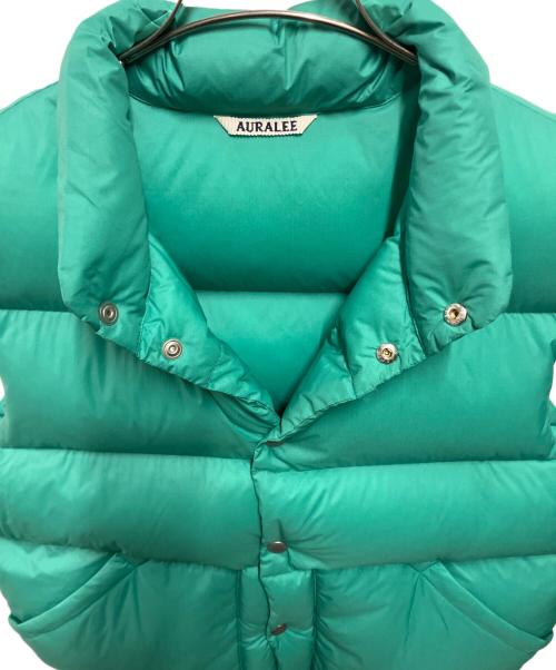 AURALEE（オーラリー）AURALEE (オーラリー) SUPER LIGHT NYLON RIPSTOP DOWN VEST グリーン サイズ:5の古着・服飾アイテム