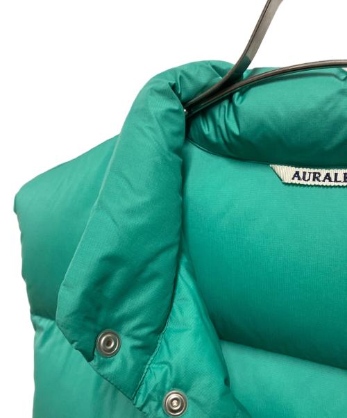AURALEE（オーラリー）AURALEE (オーラリー) SUPER LIGHT NYLON RIPSTOP DOWN VEST グリーン サイズ:5の古着・服飾アイテム