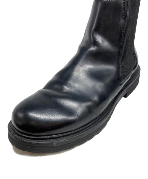 DIESEL（ディーゼル）DIESEL (ディーゼル) サイドゴアブーツ ブラック サイズ:27cmの古着・服飾アイテム